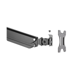 Deltaco ARM-0352 Supporti a parete per TV 68,6 cm [27] Scrivania Nero (DELTACO ARM-0352 - skrivebordsmonterin)