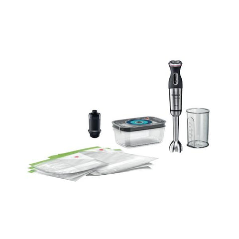 Bosch MS8CM61V1 frullatore Sbattitore manuale Nero, Acciaio inossidabile, Trasparente 1000 W