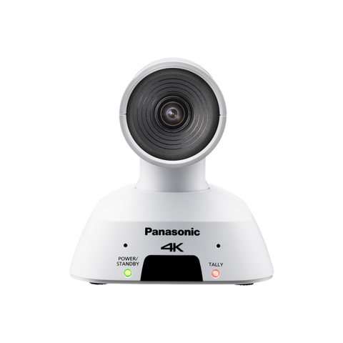 Panasonic AW-UE4WG telecamera per videoconferenza Bianco 3840 x 2160 Pixel 60 fps 25,4 / 2,3 mm [1 / 2.3] (AW-UE4W - Wide-angle 4K PTZ with IP streaming - White)