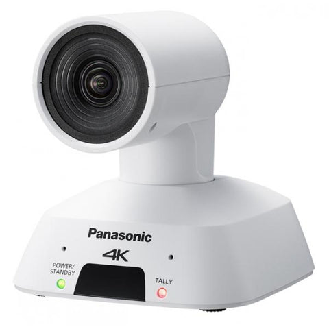 Panasonic AW-UE4WG telecamera per videoconferenza Bianco 3840 x 2160 Pixel 60 fps 25,4 / 2,3 mm [1 / 2.3] (AW-UE4W - Wide-angle 4K PTZ with IP streaming - White)