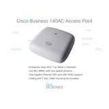 CISCO BUSINESS CBW140AC-E ACCESS POINT DUAL BAND IEEE 802.11ac 1 x 1000Base-T (PoE) - RJ-45