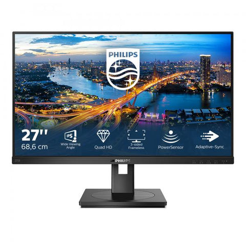 Monitor LED Philips B Line 275B1/00 de 68,6 cm [27] 2560 x 1440 píxeles 2K Ultra HD LCD Nero (Philips B Line 275B1 - Monitor LED - 27 - 2560 x 1440 QHD a 75 Hz - IPS - 300 cd/m² - 1000:1 - 4 ms - HDMI,