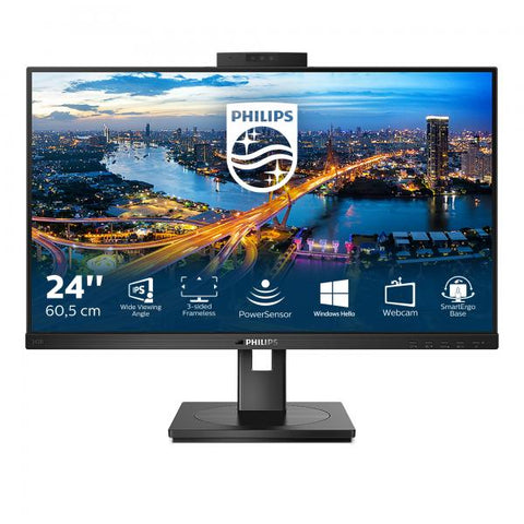 Monitor LED Philips B Line 242B1H/00 de 60,5 cm [23,8"] 1920 x 1080 píxeles Full HD Nero (Philips 242B1H - Monitor LED - 24" - 1920 x 1080 Full HD [1080p] a 75 Hz - IPS - 250 cd/m² - 1000:1 - 4 ms - HDMI,