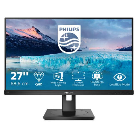 Pantalla LED Philips S Line 275S1AE/00 de 68,6 cm [27] 2560 x 1440 píxeles 2K Ultra HD LCD Nero (Philips S-line 275S1AE - WLED 27 IPS)