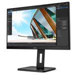 AOC P2 Q24P2Q LED display 60,5 cm [23.8] 2560 x 1440 Pixel Quad HD Nero (AOC Q24P2Q - Monitor a LED - 23.8 - 2560 x 1440 QHD @ 75 Hz - IPS - 250 cd/m? - 1000:1 - 4 ms - HDMI, VGA, DisplayPort - altop