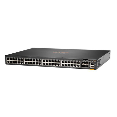 Hewlett Packard Enterprise Aruba 6200F 48G 4SFP+ Gestito L3 Gigabit Ethernet (10/100/1000) 1U Nero