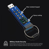 iStorage datAshur Pro unità flash USB 128 GB USB tipo A 3.2 Gen 2 (3.1 Gen 2) Blu