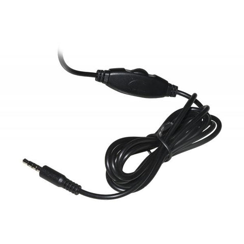 CUFFIA AUDIO CON MICROFONO LINK CON 1 CONNETTORE JACK 3,5 MM LUNGHEZZA CAVO 1,30 MT COLORE NERO LKHS03