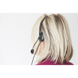 CUFFIA AUDIO CON MICROFONO LINK CON 1 CONNETTORE JACK 3,5 MM LUNGHEZZA CAVO 1,30 MT COLORE NERO LKHS03