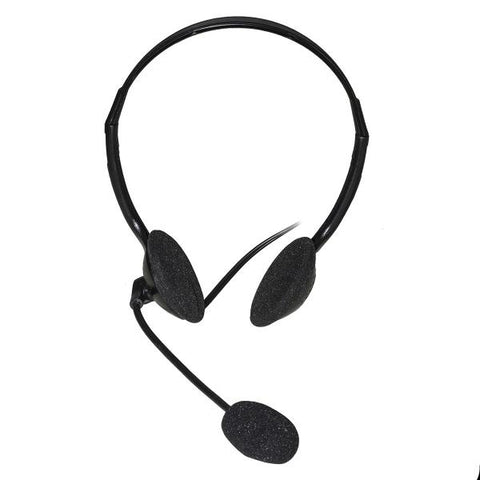 CUFFIA AUDIO CON MICROFONO LINK CON 1 CONNETTORE JACK 3,5 MM LUNGHEZZA CAVO 1,30 MT COLORE NERO LKHS03