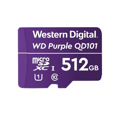 Western Digital WD Purple SC QD101 memoria flash 512 GB MicroSDXC Classe 10