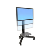Ergotron Neo-Flex Mobile MediaCenter UHD Carrello multimediale Nero Pannello piatto