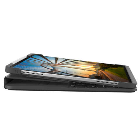 LOGITECH iPAD PRO 12.9 COVER + TASTIERA BLUETOOTH QWERTY NERA