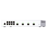 QNAP QSW-M408S switch di rete Gestito L2 Gigabit Ethernet [10/100/1000] Bianco (QSW-M408S SWITCH 8 PORT 1GBPS,96Gbps, 16K MAC, 8x 1GbE RJ-45, 4x 10GbE SFP+, 100-240VAC, 50/60 Hz, 42.52901