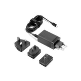 LENOVO TRAVEL ADAPTER ALIMENTATORE 65W USB-C 100-240 V PER THINKBOOK 14 G2 ITL 15 G2 ITL THINKPAD E14 GEN 2 P14S GEN 1 YOGA SLIM 7 CARBON