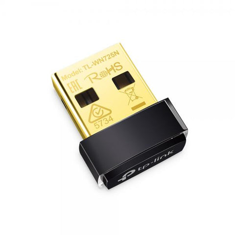 TP-LINK ADATTATORE USB WIFI N 150MBPS ANTENNA INTERNA NANO TL-WN725N