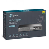 Switch 16 Porte Gbit 8 PoE 110W rack TP-Link TL-SG1016PE