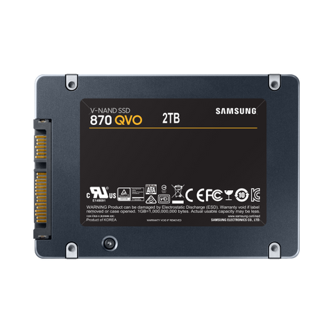SSD INTERNO SAMSUNG 870 QVO 2TB 2.5" SATA III MZ-77Q2T0BW