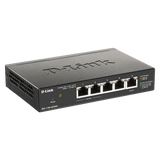 D-Link DGS-1100-05PDV2 switch di rete Gestito Gigabit Ethernet (10/100/1000) Supporto Power over Ethernet (PoE) Nero