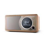 SHARP DR-450(BR) DIGITAL RADIO DESIGN RADIO DIGITALE DAB/DAB+ BLUETOOTH 4.2 POTENZA 3 W FUNZIONE ALLARME IN LEGNO MARRONE CHIARO