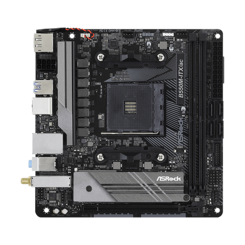 Asrock B550M-ITX/ac AMD B550 Socket AM4 mini ITX (ASRock B550M-ITX/ac - bundkort - mini)