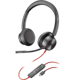 POLY Blackwire 8225 Cuffia Padiglione auricolare Nero