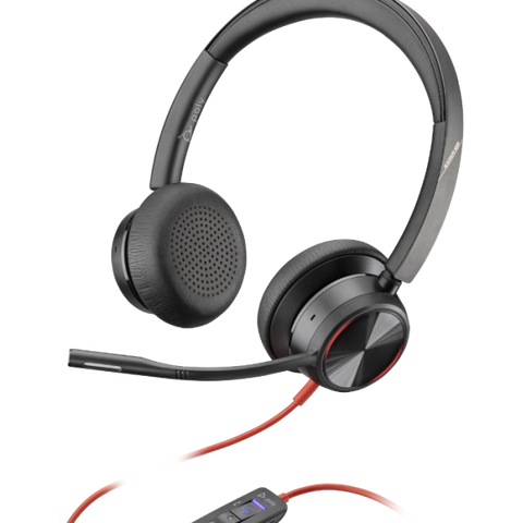 POLY Blackwire 8225 Cuffie Padiglione auricolare Nero