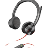 POLY Blackwire 8225 Cuffie Padiglione auricolare Nero
