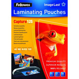 FELLOWES CAPTURE125 POUCHES LUCIDE A3 125 MY COL. TRASPARENTE CONF 100 Pz.