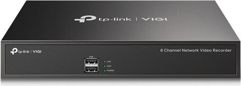 TP-LINK VIGI NVR1008H - 8 Kanle - 1920 x 1080 Pixel - 4 Kanle - 1080p - 1920 x 1080 - 1280 x 720 - 1440 x 900 - 1280 x 1024 - 80 Mbit/s (VIGI NVR1008H)