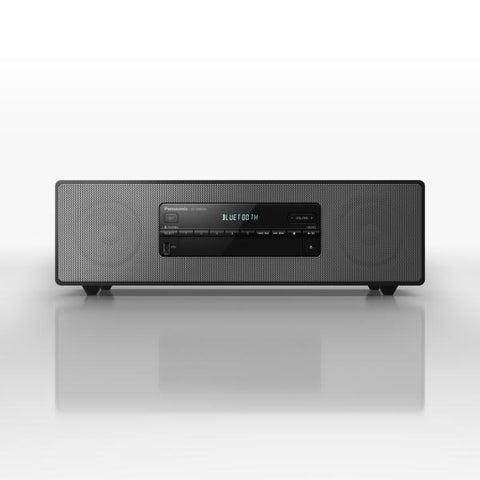 PANASONIC SISTEMA MICRO HI-FI BLUETOOTH CD USB INPUT OTTICO DAB+ FM INGRESSO AUDIO IN LEGNO NERO