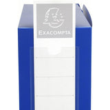 EXACOMPTA SOFT PLASTIC CARTELLA PORTA PROGETTI IN PP C/BOTTONE 240X320 mm DORSO 10 CM COL. BLU