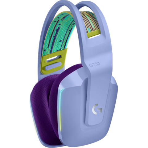 Logitech G G733 Wireless Headset Cuffia Padiglione auricolare Lillà