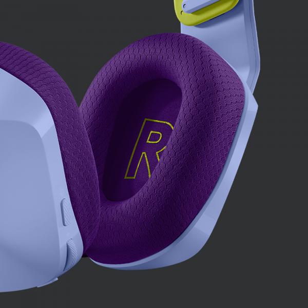 LOGITECH G733 LIGHTSPEED CUFFIA WIRELESS CON MICROFONO GAMING ILLUMINAZIONE FRONTALE LIGHTSYNC RGB LILLA
