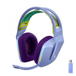 LOGITECH G733 LIGHTSPEED CUFFIA WIRELESS CON MICROFONO GAMING ILLUMINAZIONE FRONTALE LIGHTSYNC RGB LILLA
