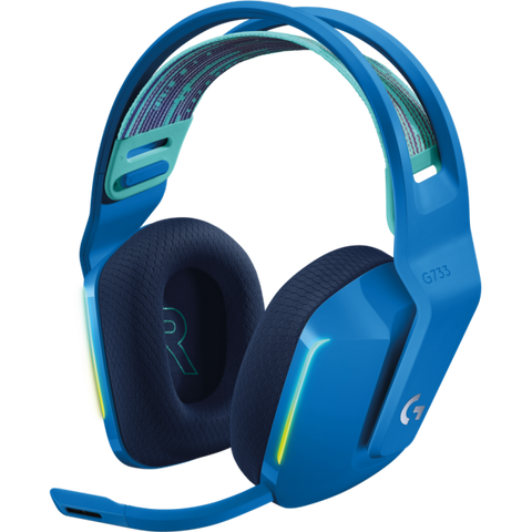 Logitech G G733 Wireless Headset Cuffia Padiglione auricolare Blu