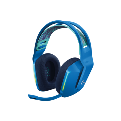 Logitech G G733 Wireless Headset Cuffia Padiglione auricolare Blu