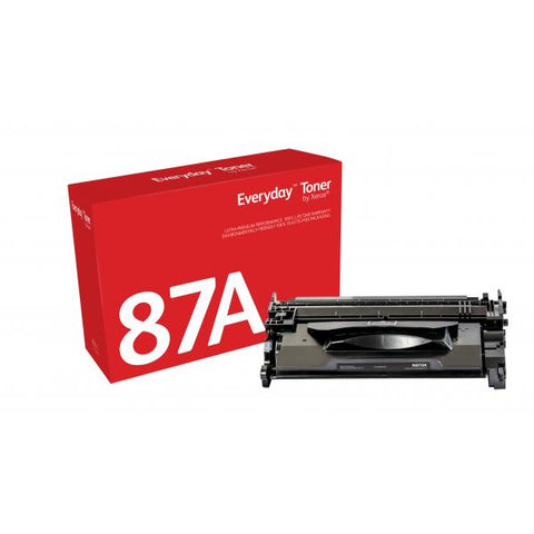 Toner Everyday _OEM_NAME_ Nero di Xerox compatibile con HP 87A [CF287A], Capacit standard (BLACK TONER CARTRIDGE LIKE H - 87A FOR LASERJET PRO M501)