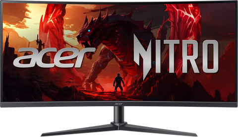 Acer Nitro XZ0 XZ340CURW0bmiiphx 34" UWQHD Curved Gaming Monitor, 240Hz, VA (UM.CX0EE.018)