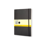 MOLESKINE TACCUINO XL 190X250 mm 192 FOGLI A QUADRETTI 5M COPERTINA MORBIDA CUCITURA FILO REFE CON ELASTICO NERO