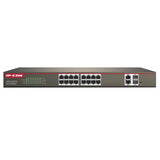 IP-COM Switch managed 16 porte 100M+2 port Gigabit TP/SFP Combo PoE