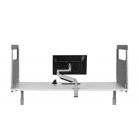 BakkerElkhuizen BE Pantalla de seguridad lateral Acrílico Grigio chiaro 