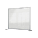 Nobo 1915491 bacheca magnetiche e accessori Gris, Trasparente (Nobo 1915491 Premium Plus Desk Divider 1200x1000mm Acrylic) 