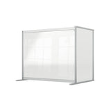 Nobo 1915496 bacheca magnetiche e accessori Grigio, Trasparente (Nobo 1915496 Premium Plus Desk Divider Extender 1200x1000mm Acrylic)