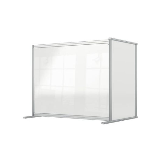Nobo 1915496 bacheca magnetiche e accessori Grigio, Trasparente (Nobo 1915496 Premium Plus Desk Divider Extender 1200x1000mm Acrylic)