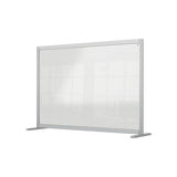 Nobo 1915490 bacheca magnetiche e accessori Grigio, Trasparente (Nobo 1915490 Premium Plus Desk Divider 1400x1000mm Acrylic)