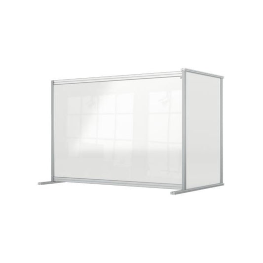 Nobo 1915495 bacheca magnetiche e accessori Grigio, Trasparente (Nobo 1915495 Premium Plus Desk Divider Extender 1400x1000mm Acrylic)