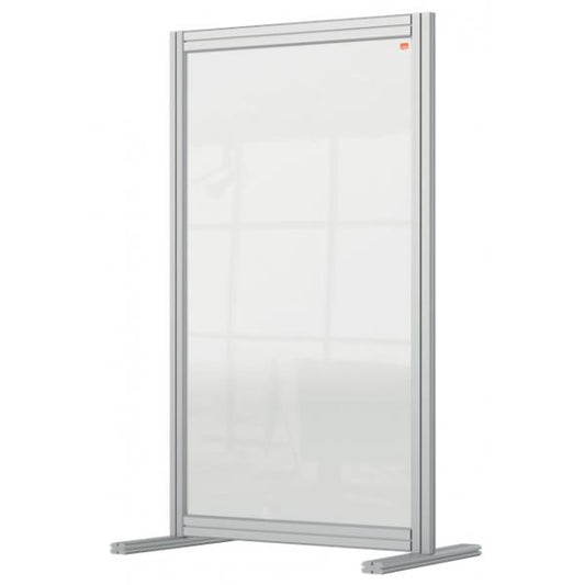 Nobo 1915493 bacheca magnetiche e accessori Grigio, Trasparente (Nobo 1915493 Premium Plus Desk Divider 600x1000mm Acrylic)