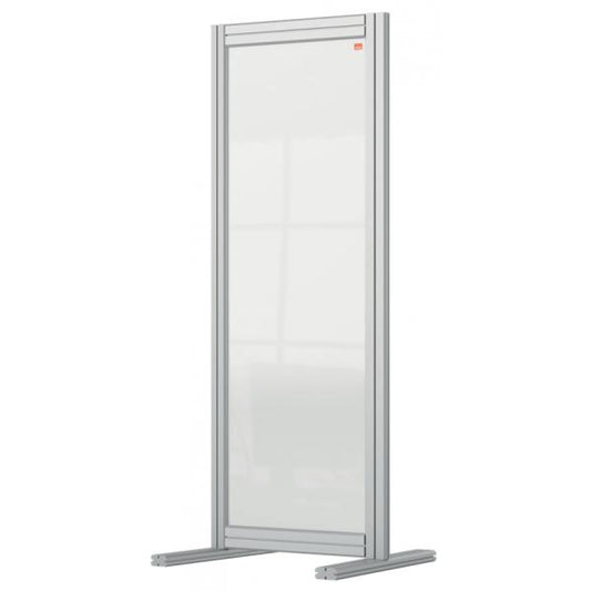 Nobo 1915494 bacheca magnetiche e accessori Grigio, Trasparente (Nobo 1915494 Premium Plus Desk Divider 400x1000mm Acrylic)