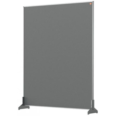 Nobo 1915502 bacheca magnética y accesorios Grigio (Nobo 1915502 Gray Impression Pro Desk Divider 800x1000mm) 
